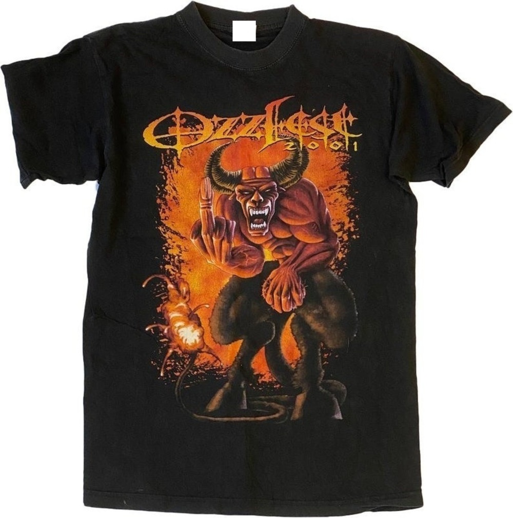 Ozzfest 2001 Very Rare Retro T Shirt
